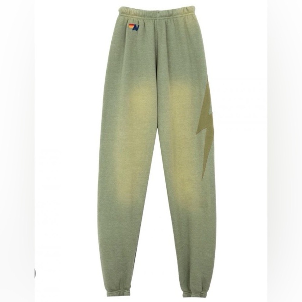 Limited edition, no longer made green aviator nation sweatpants